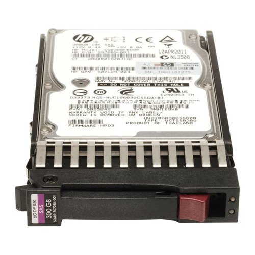 Hard Disc Drive dedicated for HP server 2.5'' capacity 300GB 10000RPM HDD SAS 6Gb/s 507284-001 | 507119-002  | 507127-B21 | REFURBISHED