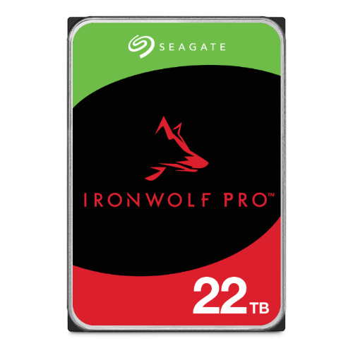 Hard Disk Drive Seagate IronWolf PRO 3.5'' HDD 22TB 7200RPM SATA 6Gb/s 256MB | ST22000NT001