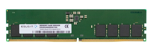 Memory RAM 1x 16 GB ESUS IT ECC UNBUFFERED DDR5 1Rx8 4800MHz PC5-38400 UDIMM | ESUD54800ES8/16G