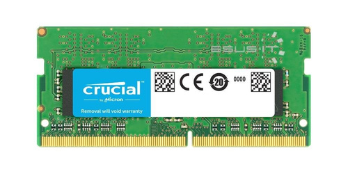 Memory RAM 1x 16GB Crucial SO-DIMM DDR4 2400MHz PC4-19200 | CT16G4SFD824A