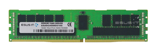 Memory RAM 1x 16GB ESUS IT ECC REGISTERED DDR4 1Rx4 2400MHz PC4-19200 RDIMM | ESUD42400RS4/16G