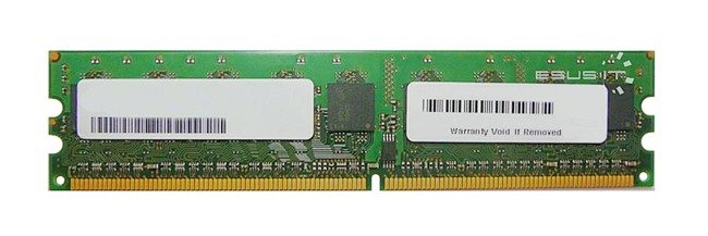 Memory RAM 1x 2GB Kingston  ECC UNBUFFERED DDR2  533MHz PC2-4200 UDIMM | KVR533D2E4K2/2G