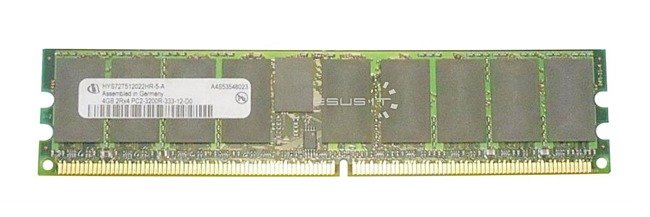 Memory RAM 1x 4GB QIMONDA ECC REGISTERED DDR2  400MHz PC2-3200 RDIMM | HYS72T512022HR-5-A