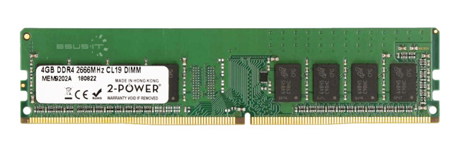 Memory RAM 1x 8GB 2-POWER NON-ECC UNBUFFERED DDR4 2666MHZ PC4-21300 UDIMM | MEM9202A