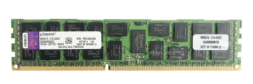 Memory RAM 1x 8GB Kingston ECC REGISTERED DDR3  1333MHz PC3-10600 RDIMM | 9965516-070.A00LF