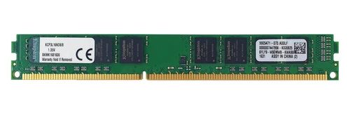 Memory RAM 1x 8GB Kingston NON-ECC UNBUFFERED DDR3 1600MHz PC3-12800 UDIMM | KCP3L16ND8/8