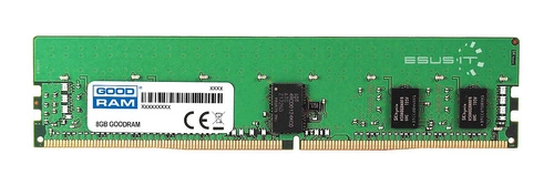 Memory RAM 1x 8GB GoodRAM ECC UNBUFFERED DDR4 2Rx8 2133MHz PC4-17000 UDIMM | W-MEM2133E4D88G